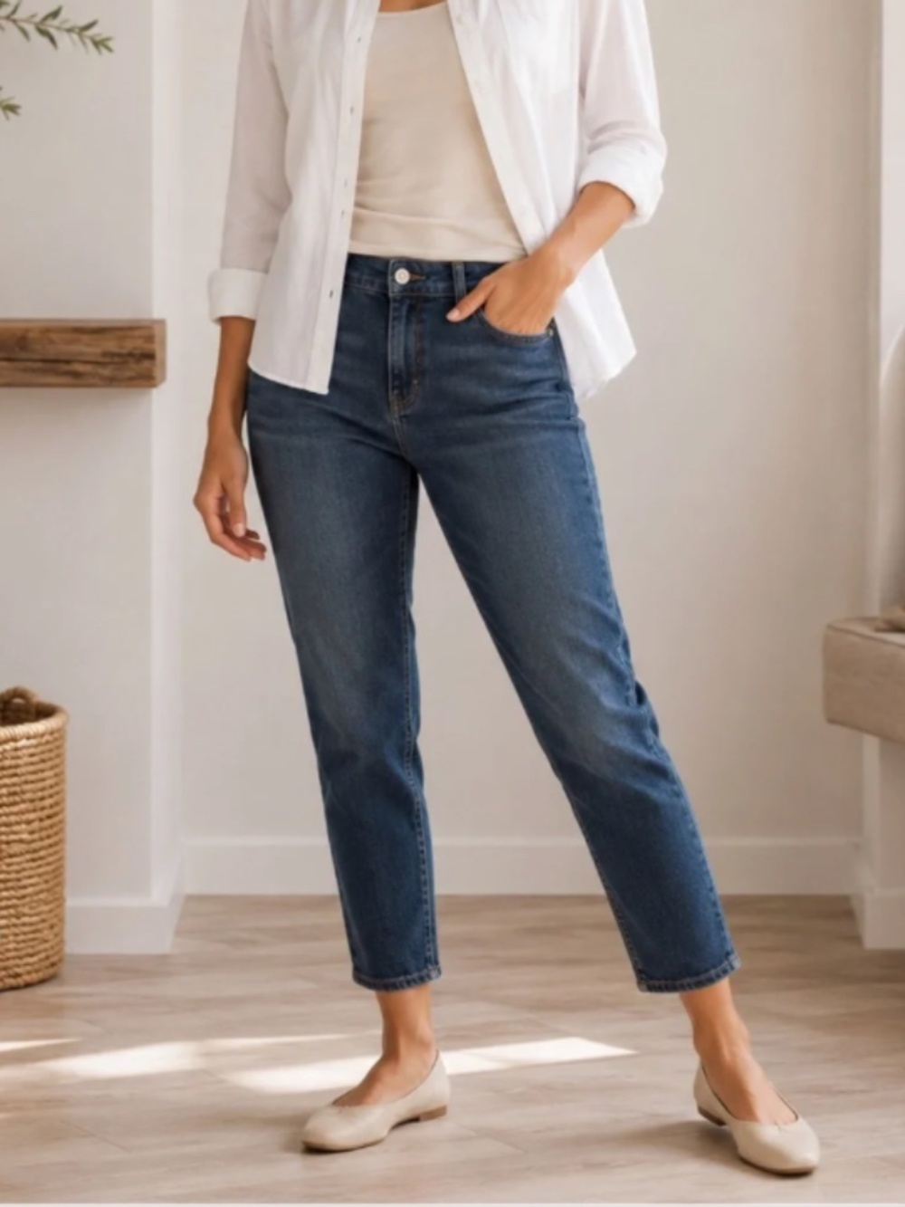 Kut from the Kloth Bardot Crop Skinny Boyfriend Women's 12 Jeans